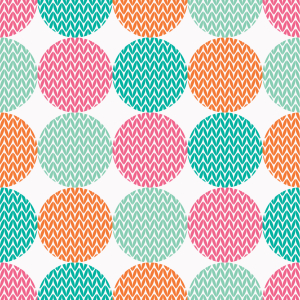 Bild-Nr: 9015004 Polkadot Gestrickt Erstellt von: patterndesigns-com