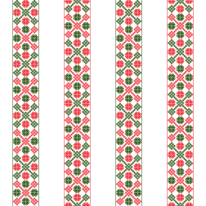 Bild-Nr: 9015029 Vertikale Ungarische Bordüre Erstellt von: patterndesigns-com