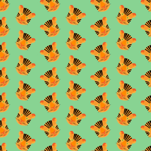 Bild-Nr: 9015035 Gesicht eines Tigers Erstellt von: patterndesigns-com