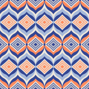 Bild-Nr: 9015085 Rauten In Ogee Erstellt von: patterndesigns-com