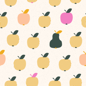 Bild-Nr: 9015089 Funky Äpfel Erstellt von: patterndesigns-com