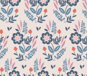 Bild-Nr: 9015177 Botanische Komposition Erstellt von: patterndesigns-com