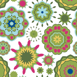 Bild-Nr: 9015239 Verspielte Blüten Erstellt von: patterndesigns-com