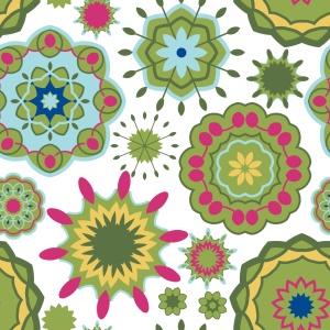 Bild-Nr: 9015239 Verspielte Blüten Erstellt von: patterndesigns-com