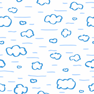 Bild-Nr: 9015360 Handgezeichnete Wolken Erstellt von: patterndesigns-com