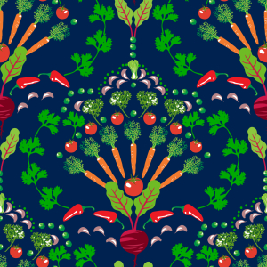 Bild-Nr: 9015422 Gemüse-Mosaik Erstellt von: patterndesigns-com