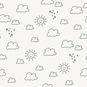 Bild-Nr: 9015437 Skizzierte Sonne und Regen Erstellt von: patterndesigns-com
