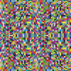 Bild-Nr: 9015495 Verrückte Mosaik Wellen Erstellt von: patterndesigns-com