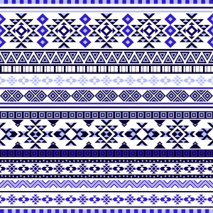 Bild-Nr: 9015506 Ethnische Bordüre Erstellt von: patterndesigns-com