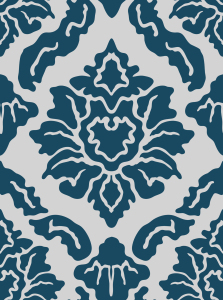 Bild-Nr: 9024716 Pop Barock Blau Erstellt von: patterndesigns-com