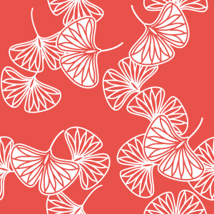 Bild-Nr: 9024744 Ginkgo Rot Erstellt von: patterndesigns-com