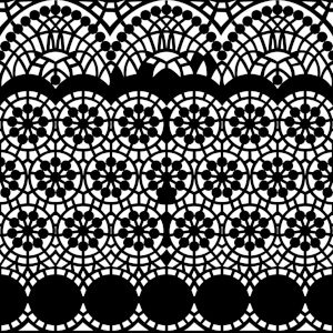 Bild-Nr: 9024754 Alhambra Schwarz Erstellt von: patterndesigns-com
