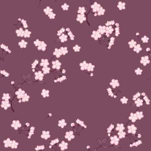 Bild-Nr: 9025133 Kirschblüten Mauve Erstellt von: patterndesigns-com