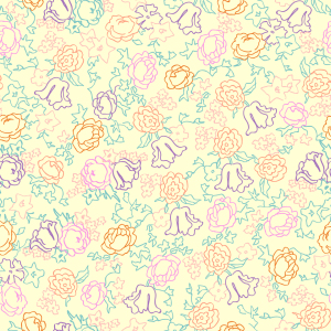 Bild-Nr: 9025635 Blümchen Auf Gelb Erstellt von: patterndesigns-com