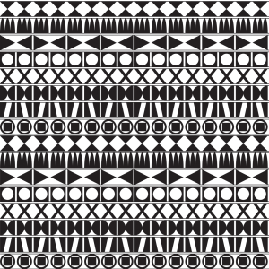 Bild-Nr: 9025710 Tribal Monochrom Erstellt von: patterndesigns-com