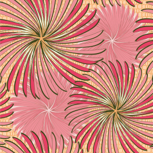 Bild-Nr: 9025796 Radschlagen In Aprikot Erstellt von: patterndesigns-com