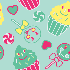 Bild-Nr: 9025861 Happy Desserts Mint Erstellt von: patterndesigns-com