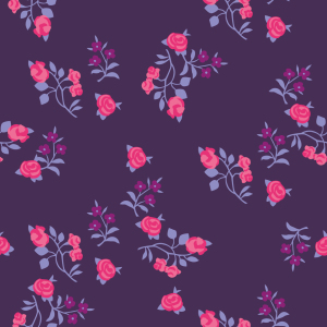 Bild-Nr: 9025963 Streublumen Auf Lila Erstellt von: patterndesigns-com