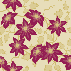 Bild-Nr: 9025982 Clematis Traumgarten Erstellt von: patterndesigns-com