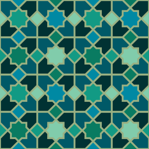 Bild-Nr: 9026108 Marokko Petrol Erstellt von: patterndesigns-com
