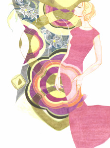 Bild-Nr: 9546360 Frau in rosa Erstellt von: JuliaVasilewa