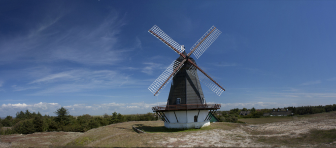 Bild-Nr: 9698138 Windmühle auf Fanø, Panorama Erstellt von: chrizzel