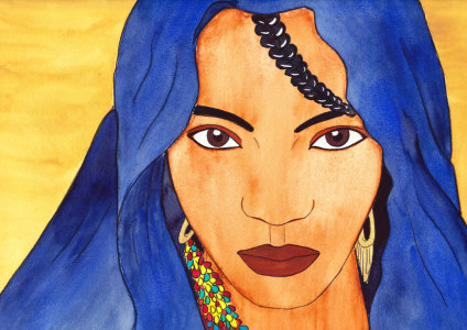 Bild-Nr: 9751210 Tuareg woman 2 Erstellt von: Michaba