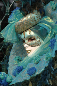 Bild-Nr: 9757650 Maske in blau2 Erstellt von: Zauberpixel