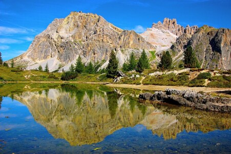 Bild-Nr: 9783530 lech limedes - lagazuoi gruppe - dolomiten Erstellt von: clermac