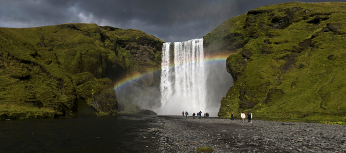 Bild-Nr: 9809332 Skogarfoss-Panorama Erstellt von: danielschoenen