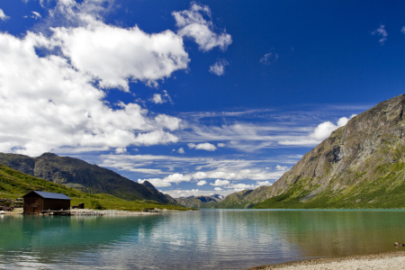 Bild-Nr: 9821658 Gebirgssee im Jotunheimen (Norwegen) Erstellt von: felix-b