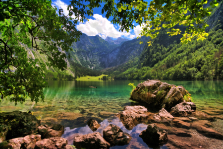 Bild-Nr: 9834478 Seeblick ( Obersee, Bayerische Alpen ) Erstellt von: K-Hormann