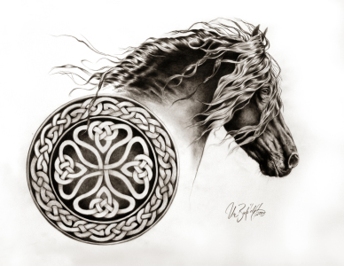 Bild-Nr: 9842014 Black Celtic Erstellt von: Art-Equus