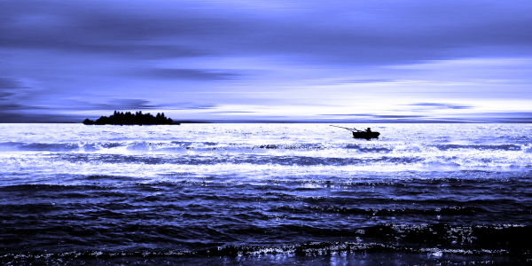 Bild-Nr: 9941773 Fisherman´s island (blue) Erstellt von: yammay