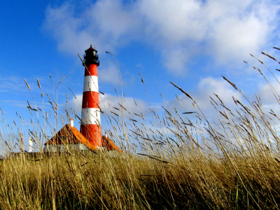 Bild-Nr: 9980806 Leuchtturm Westerhever im Herbst Erstellt von: Ostfriese