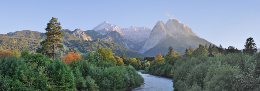 Bild-Nr: 9998225 Zugspitzglühen-Panorama (verbessert) Erstellt von: Erhard Hess