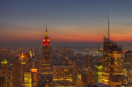 Bild-Nr: 10007783 Manhattan Skyline at night Erstellt von: VespaTS