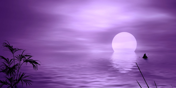 Bild-Nr: 10011345 violett dream Sonnenuntergang Erstellt von: Gerhard Fechtig