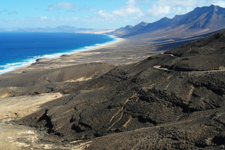 Bild-Nr: 10013697 Fuerteventura, Westküste Jandía mit der Playa de Cofete Erstellt von: Frank Rother