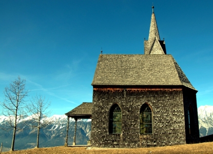 Bild-Nr: 10089963 Kapelle-( aus dem Mittelalter-Holzschindeln) Erstellt von: wompus