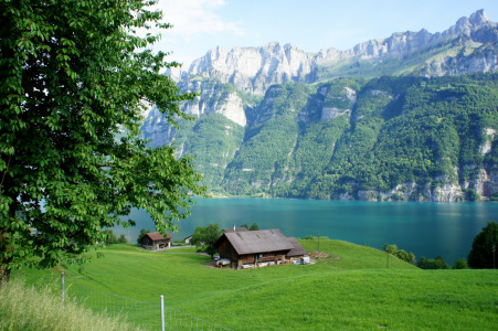 Bild-Nr: 10095586 Schweizer Bergsee Erstellt von: xhain