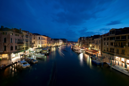 Bild-Nr: 10136788 Venedig - Canale Grande zur blauen Stunde Erstellt von: fotos4fun