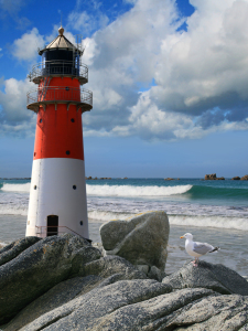 Bild-Nr: 10152890 Wolken ziehen am Leuchtturm vorbei Erstellt von: Mausopardia