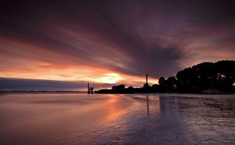 Bild-Nr: 10177833 Sunset Elbe Port Erstellt von: Nordbilder