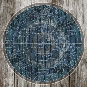 Bild-Nr: 10229946 World In Blue Warm Background Erstellt von: CASA-FINE-ARTS