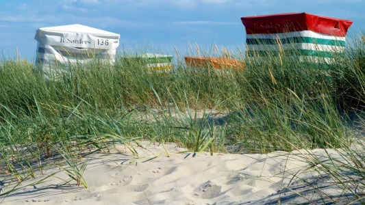 Bild-Nr: 10269639 Dünen und Strandzelte Erstellt von: Reinhold Adscheid