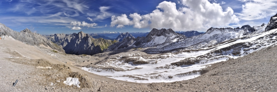 Bild-Nr: 10302663 Panorama vom Zugspitzplatt Erstellt von: Erhard Hess