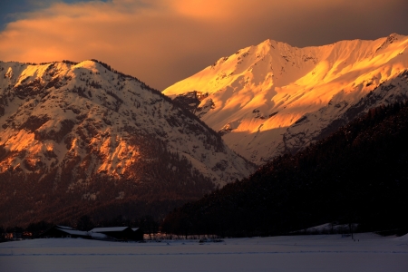 Bild-Nr: 10394465 TIROL - Sonnenuntergang im Karwendel Erstellt von: wompus