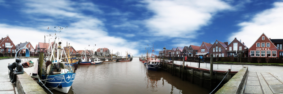 Bild-Nr: 10407319 Neuharlingersiel Panorama Erstellt von: Galerie-Fotoeffekt