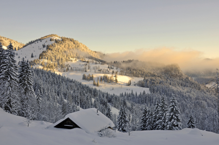 Bild-Nr: 10407613 Wintermorgen in den Bergen Erstellt von: Marcel Wenk